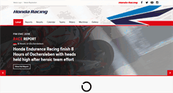 Desktop Screenshot of hondaracingcbr.com
